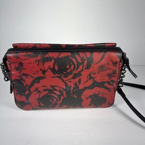 Simply Vera Vera Wang Cross Body Bag - Red and Black Roses